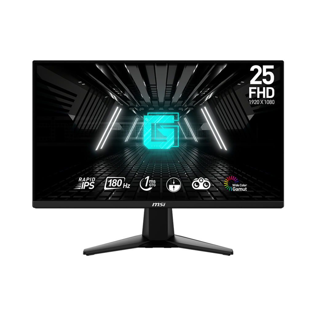 MSI G255F - 24.5" Full HD IPS 180Hz 1ms Gaming Monitor
