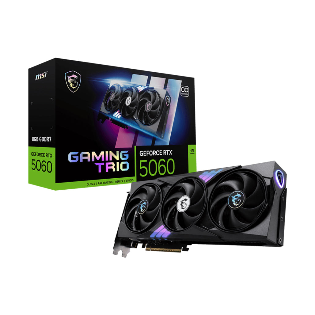 MSI GeForce RTX 5060 GAMING TRIO OC 8GB GDDR7