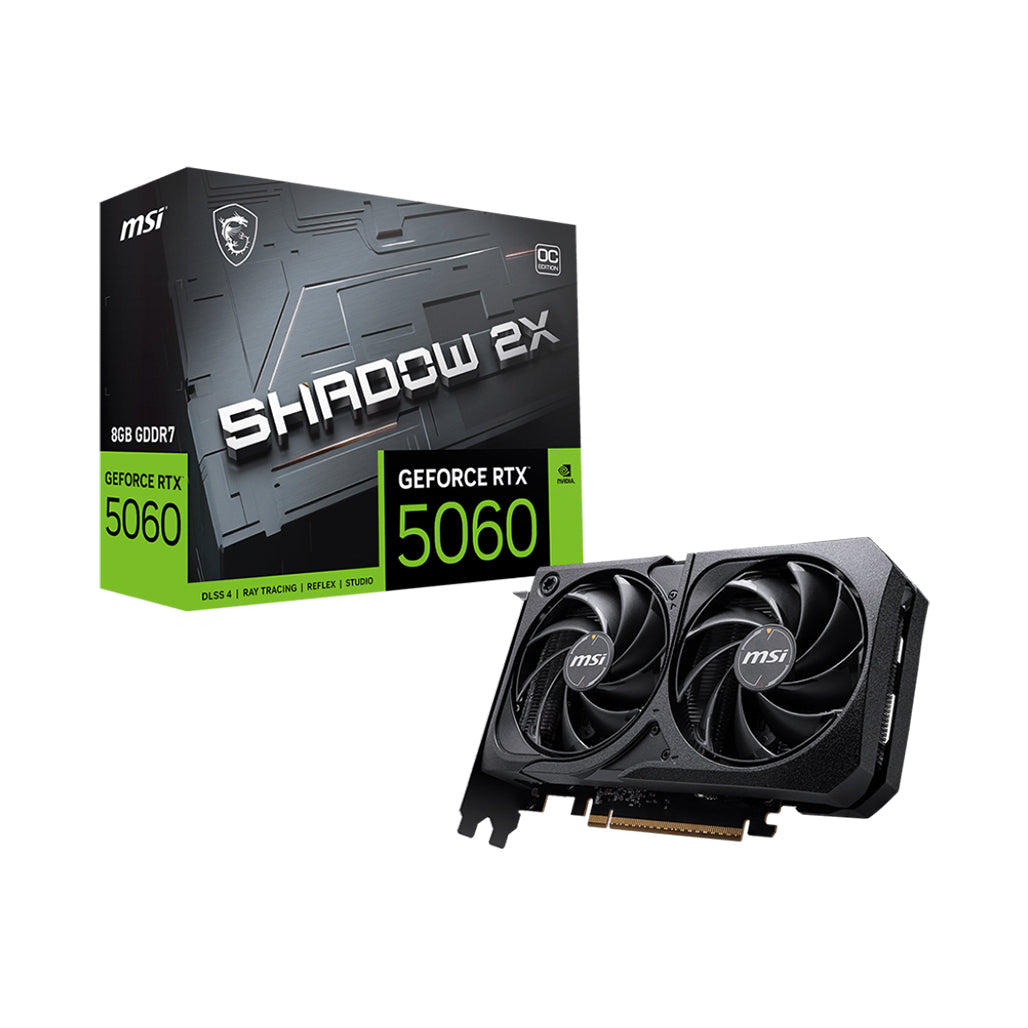 MSI GeForce RTX 5060 8G SHADOW 2X OC