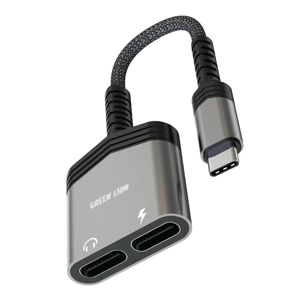 Green Lion 2 in 1 Type-C Splitter Adapter