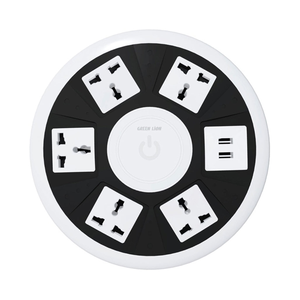 Green Lion 7-in-1 Power Socket with USB & Fast Charging