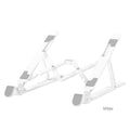 Green Lion Folding Laptop Stand (7 Level Adjustments) White