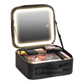 Green Lion Makeup Organizer with 4K Mirror & LED Lights