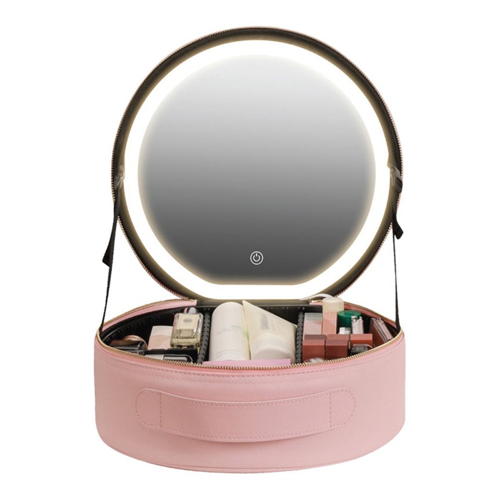 Green Lion Makeup Organizer Pro - 4K Mirror & LED Lighting