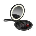 Green Lion Mini Makeup Pouch with LED Mirror