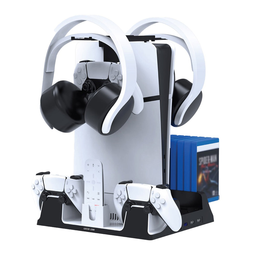 Green Lion PS5 Cooling Stand & Charging