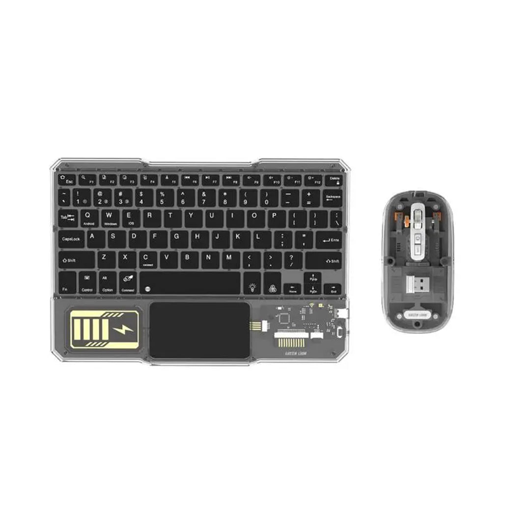 Green Lion Transparent Wireless Keyboard & Mouse