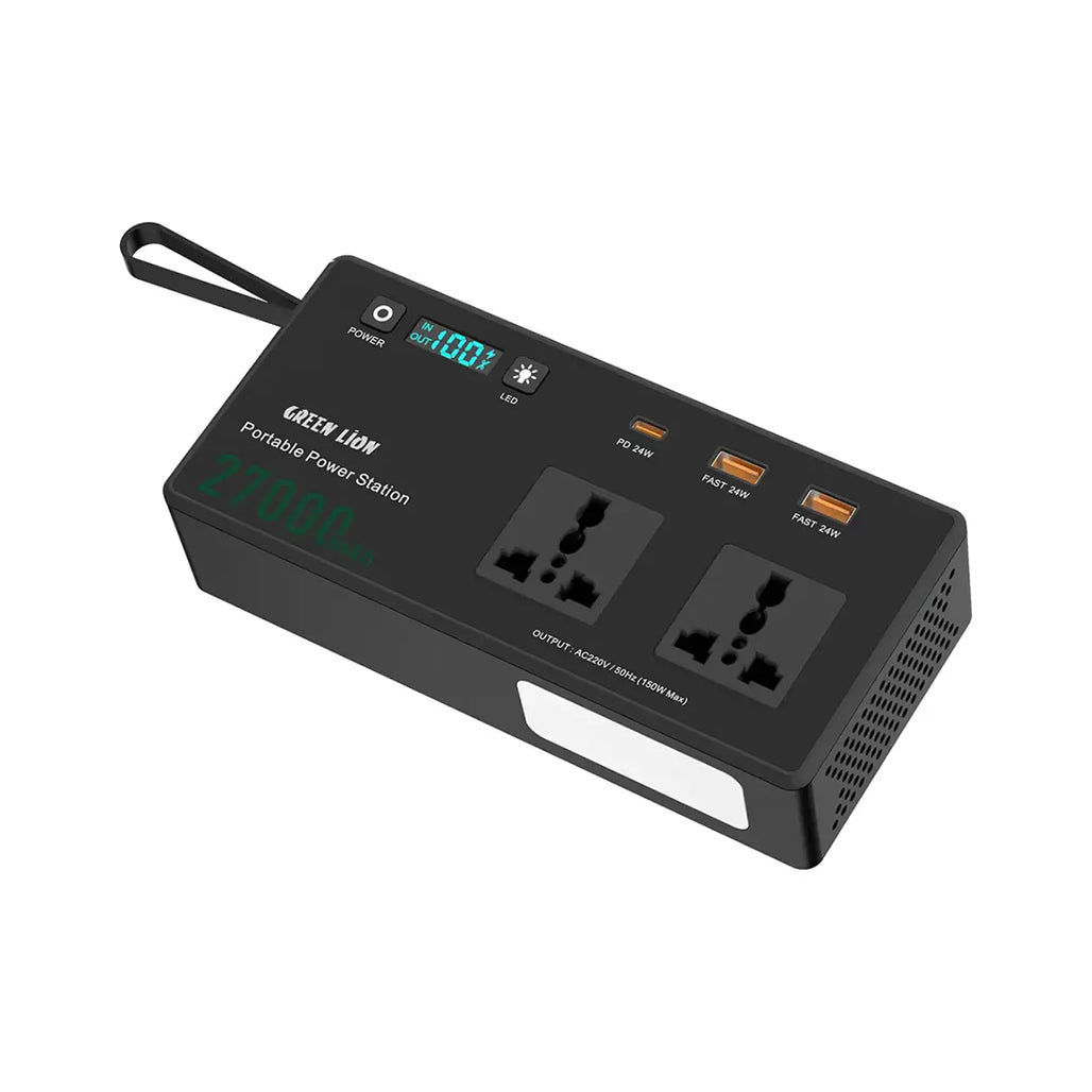 Green Lion Volt Mate 27000mAh Power Station - Black