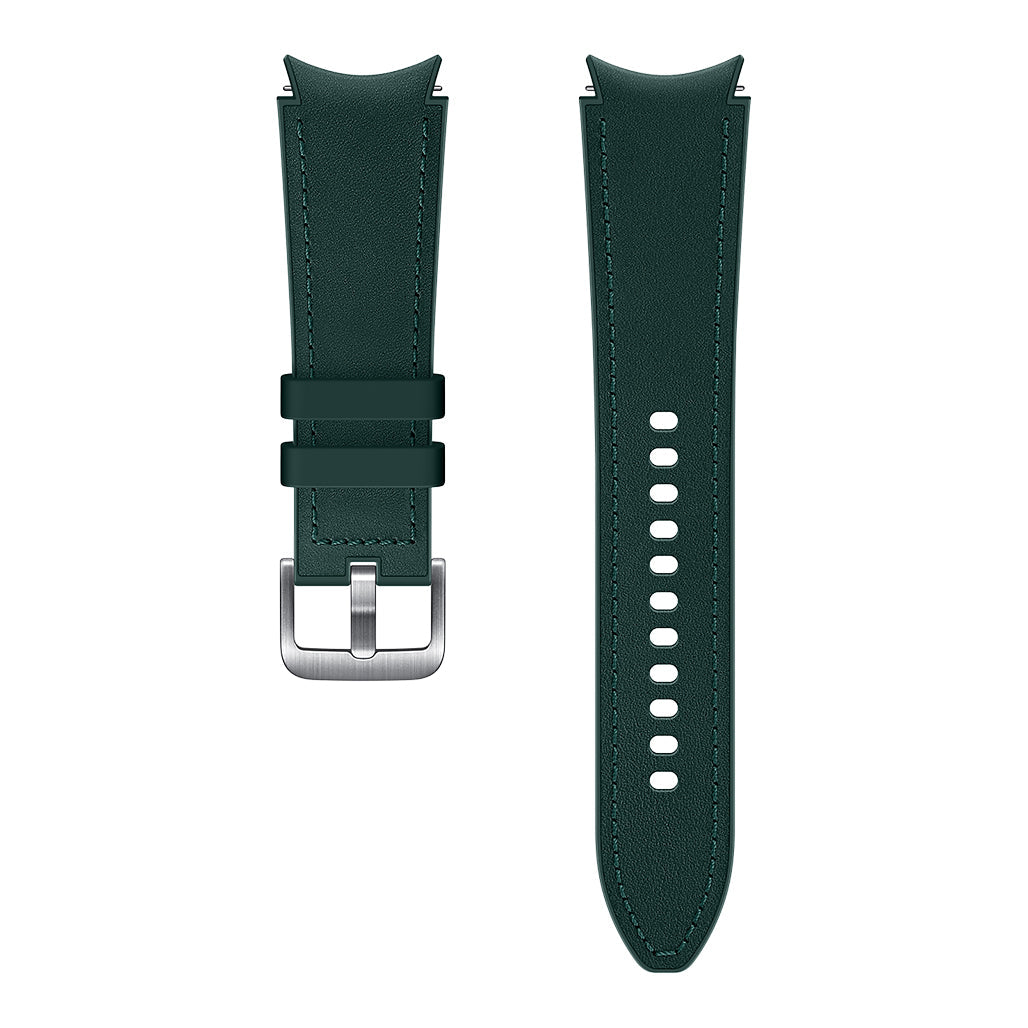 Samsung Galaxy Watch Hybrid Eco-Leather T-Buckle Band|Silver