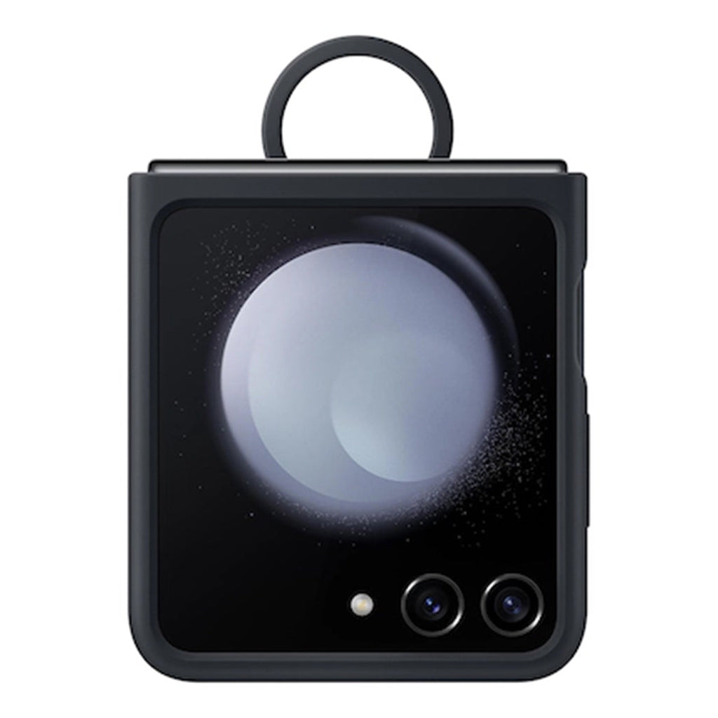 Samsung Galaxy Z Flip5 Silicone Case with Ring, Indigo Blue