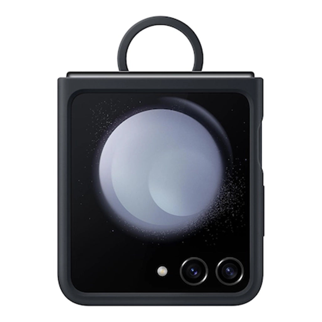 Samsung Galaxy Z Flip5 Silicone Case with Ring, Indigo Blue