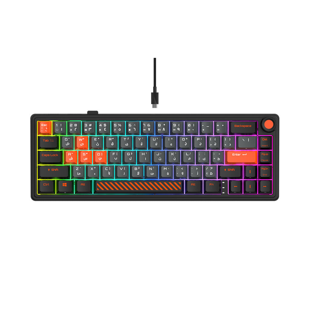 GamerTek Fusion 65% Wireless Mechanical Gaming Keyboard