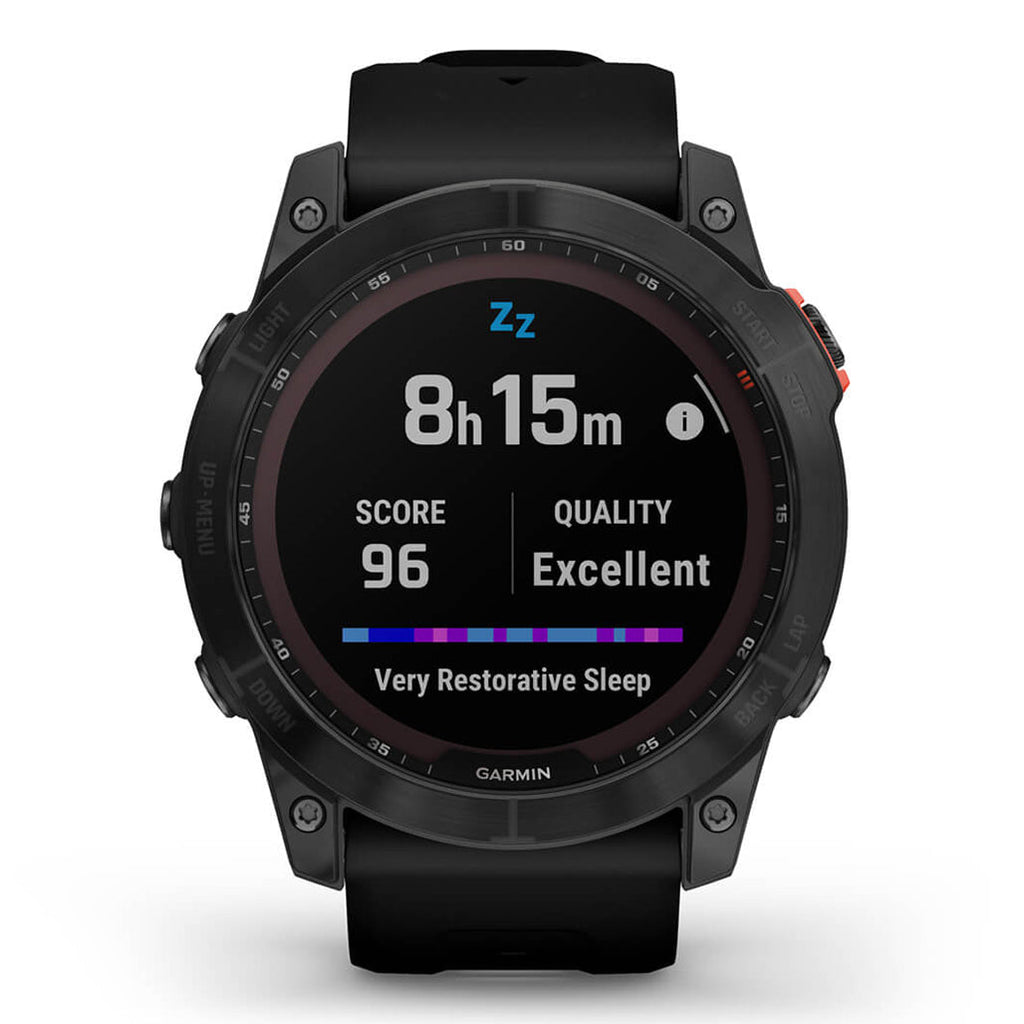 Garmin Fenix 7X Solar - Slate grey with black band | 010-02541-01