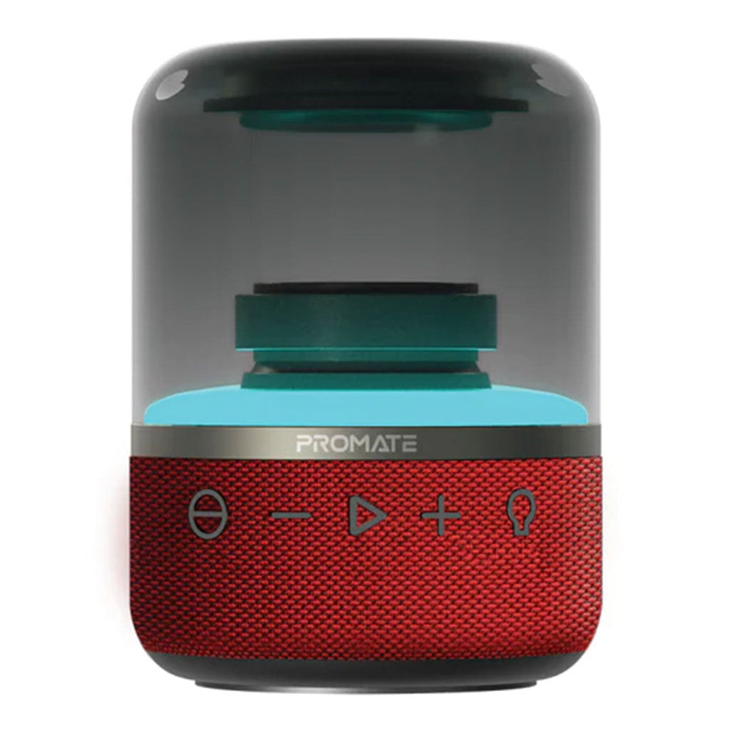 Promate Glitz-L HD LumiSound 360° Speaker | Blue