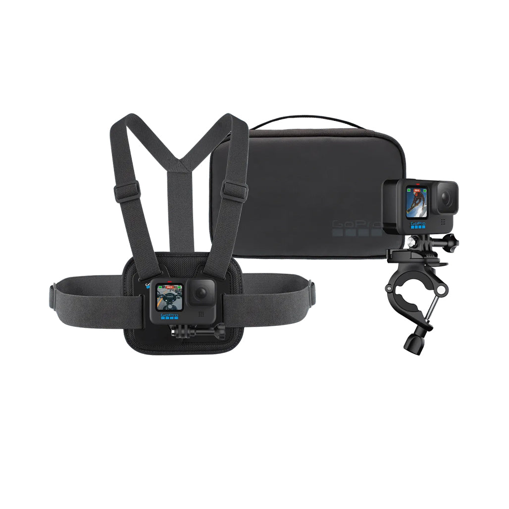 GoPro Sports Kit Chesty + Handlebar / Seatpost / Pole Mount + Camera Case