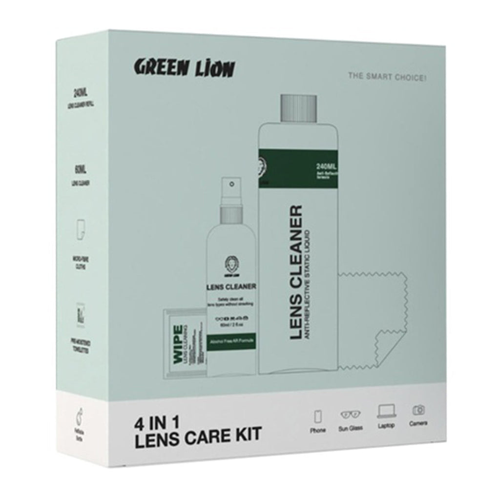 Green Lion 4 in 1 Lens Care Kit - Clear