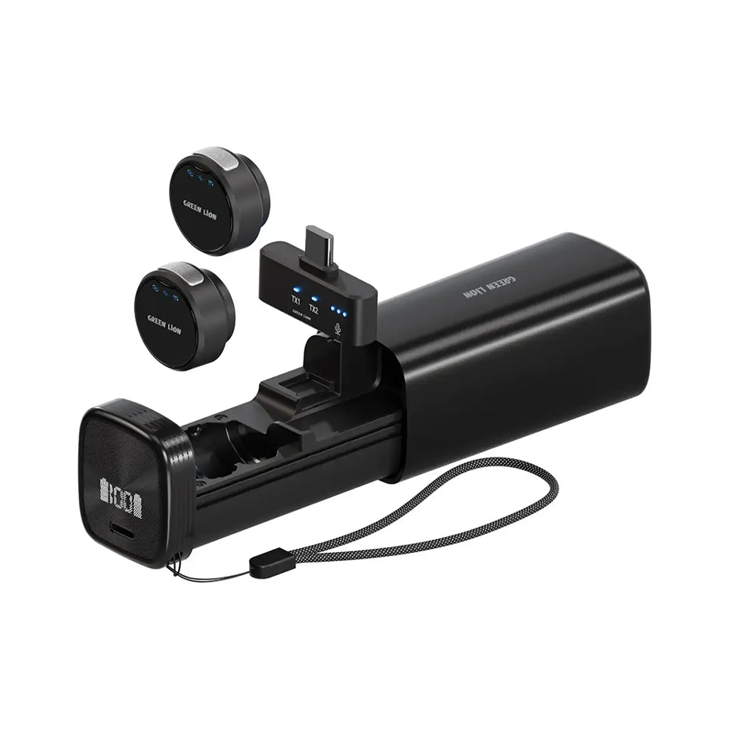 Green Lion GM-93X Microphone - Type-C Devices - Black