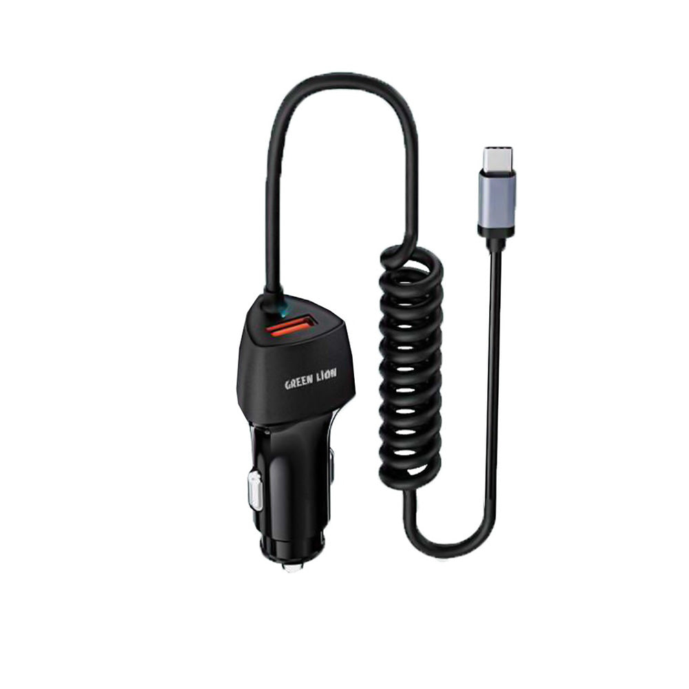 Green Lion Integrated 38W Car Charger (Type-C Output)