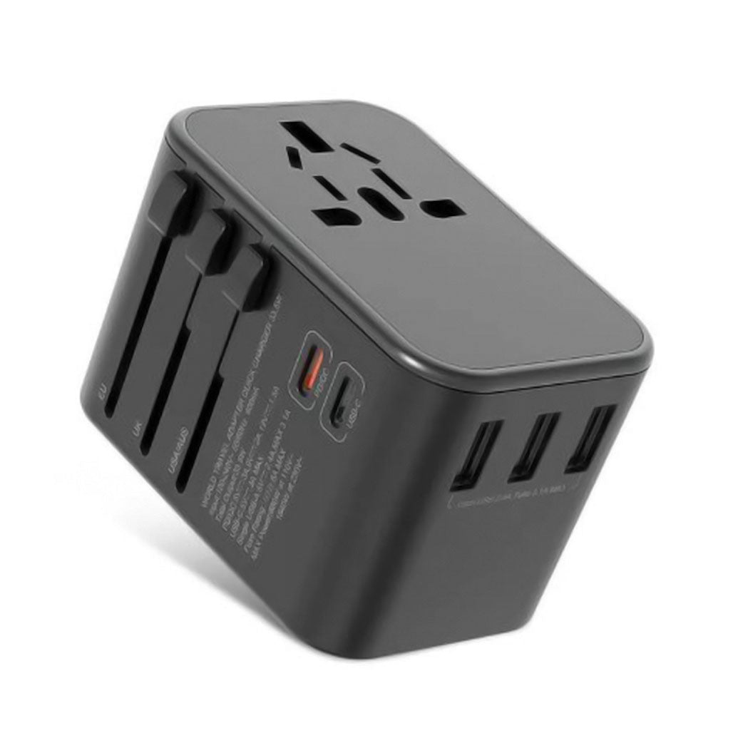 Green Lion GNAD2PDBK Multifunction Travel Adapter