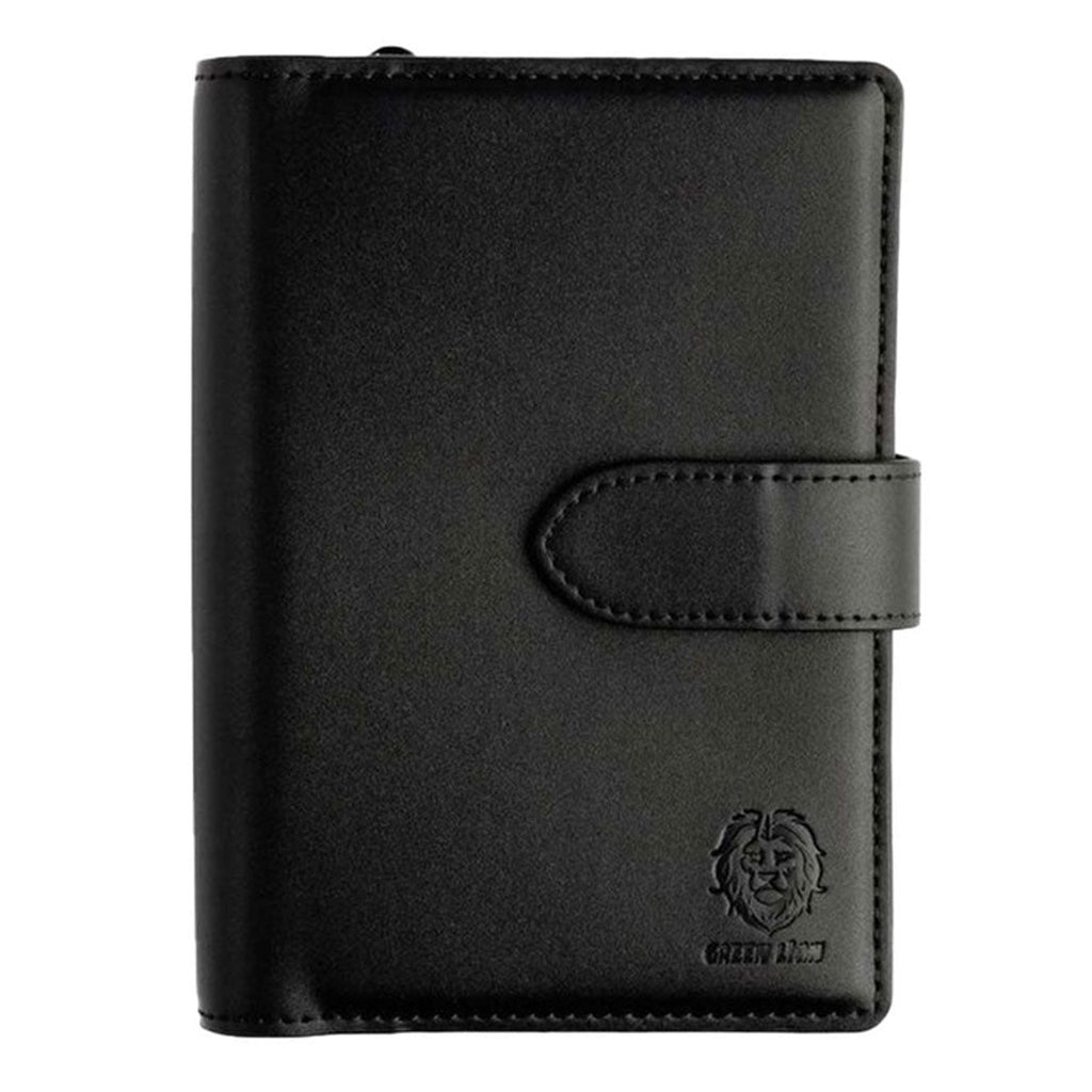 Green Lion Passport Pouch - Black