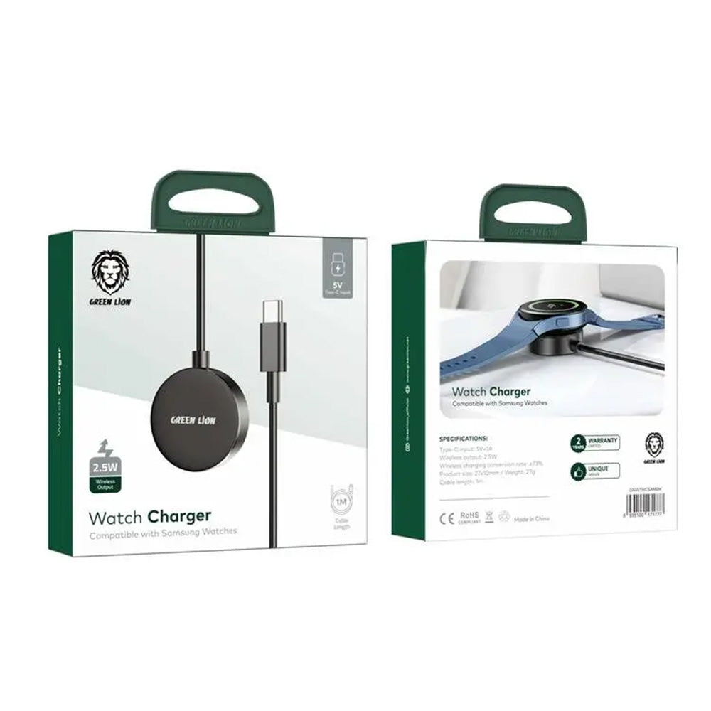 Green Lion Wireless Watch Charger For Samsung Watch
