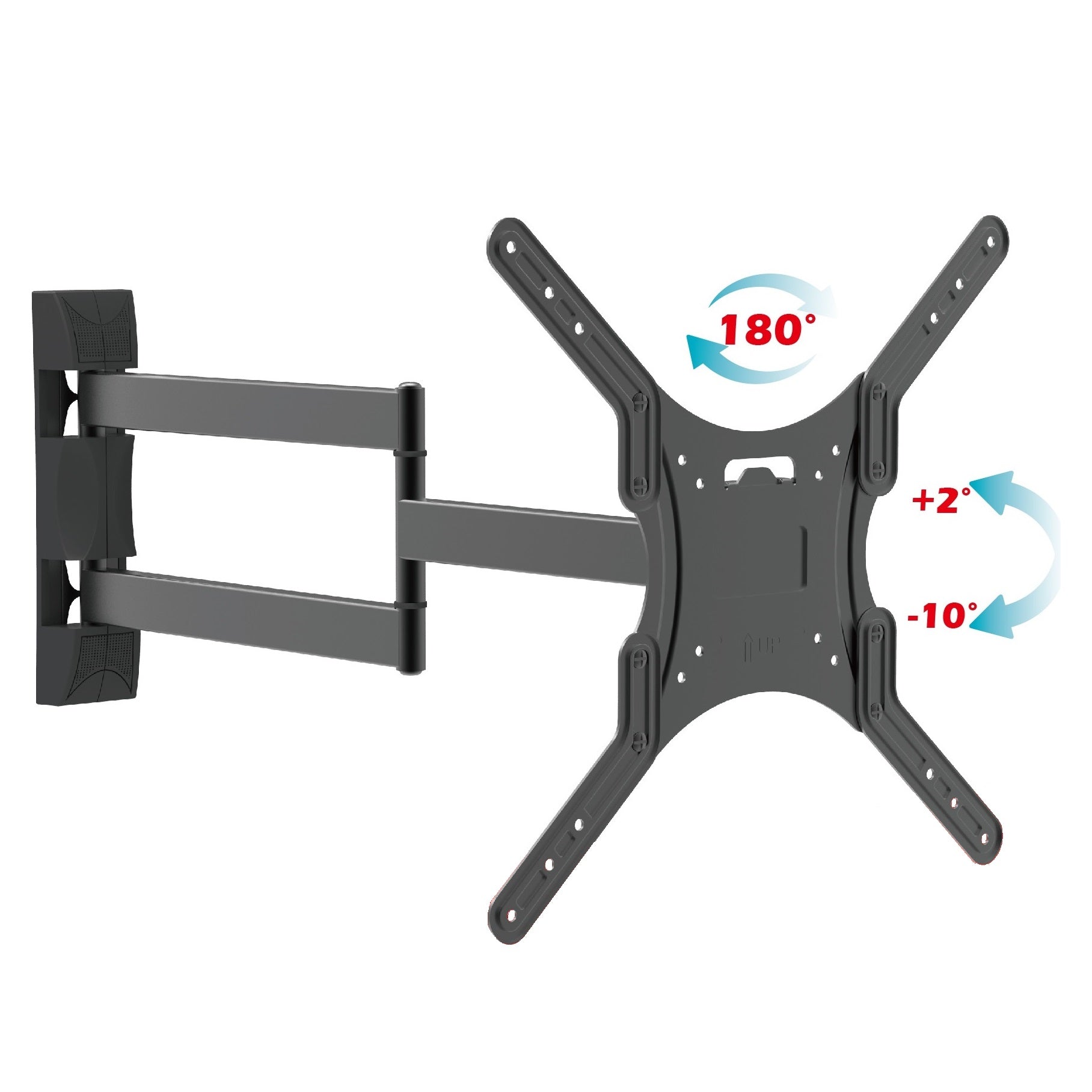 Conqueror Articulating Stand for LED / LCD / Plasma TV 26''-55'', Wall Mount - HA22