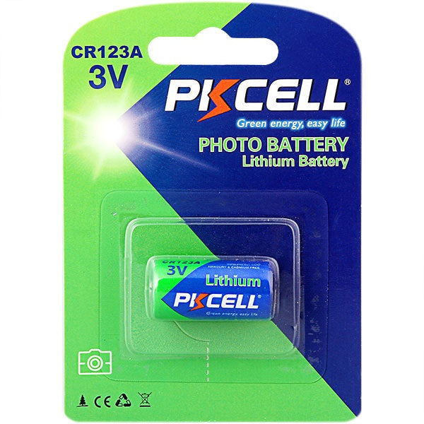 PKcell Ultra Lithium Photo PACK OF 1 Battery 3 Volt for Household Items, Electronic Products - CR123A