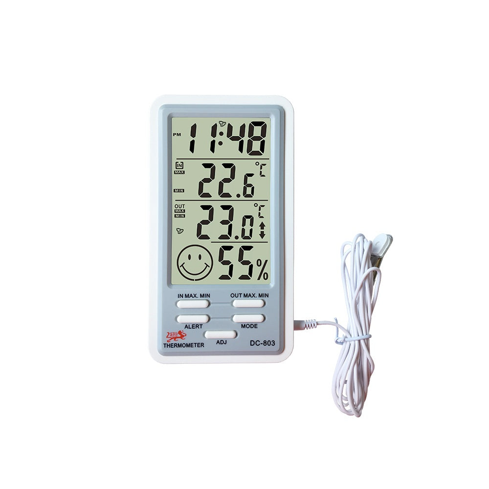 Digital Weather Station Thermometer Hygrometer Temperature and Humidity Monitor Alarm Clock - DC803