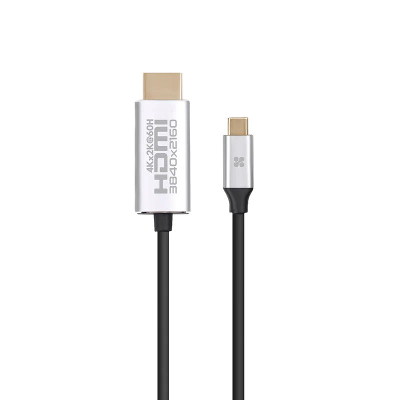 Promate USB-C to HDMI Audio Video Cable with UltraHD Support