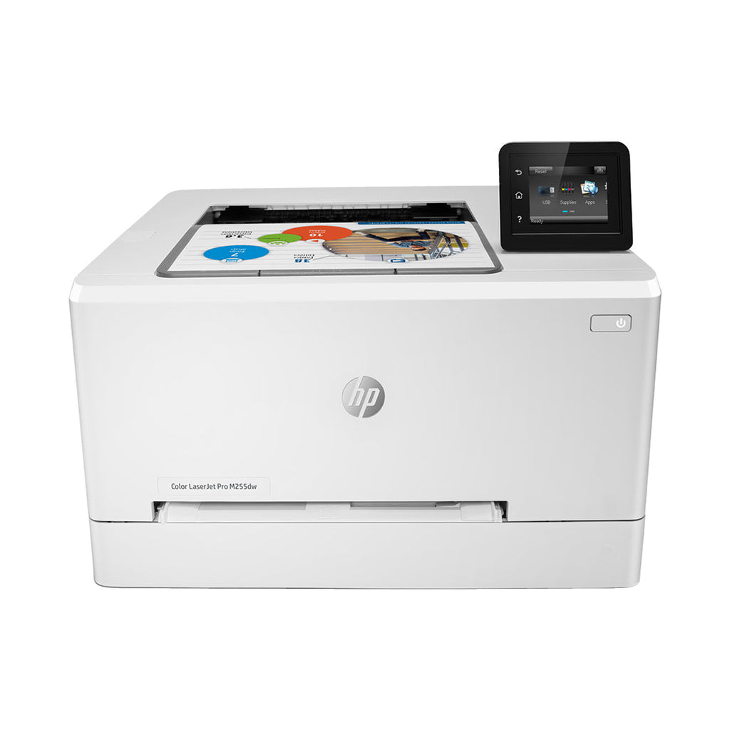 HP Color LaserJet Pro M255dw Wireless Laser Printer, Remote Mobile Print, Duplex Printing, Works with Alexa, 7KW64A