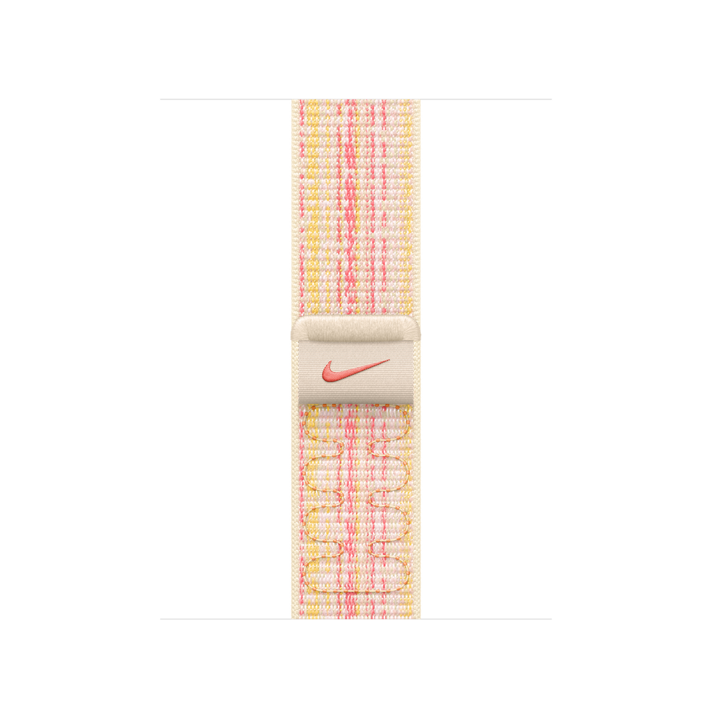Apple 41mm Starlight/Pink Nike Sport Loop