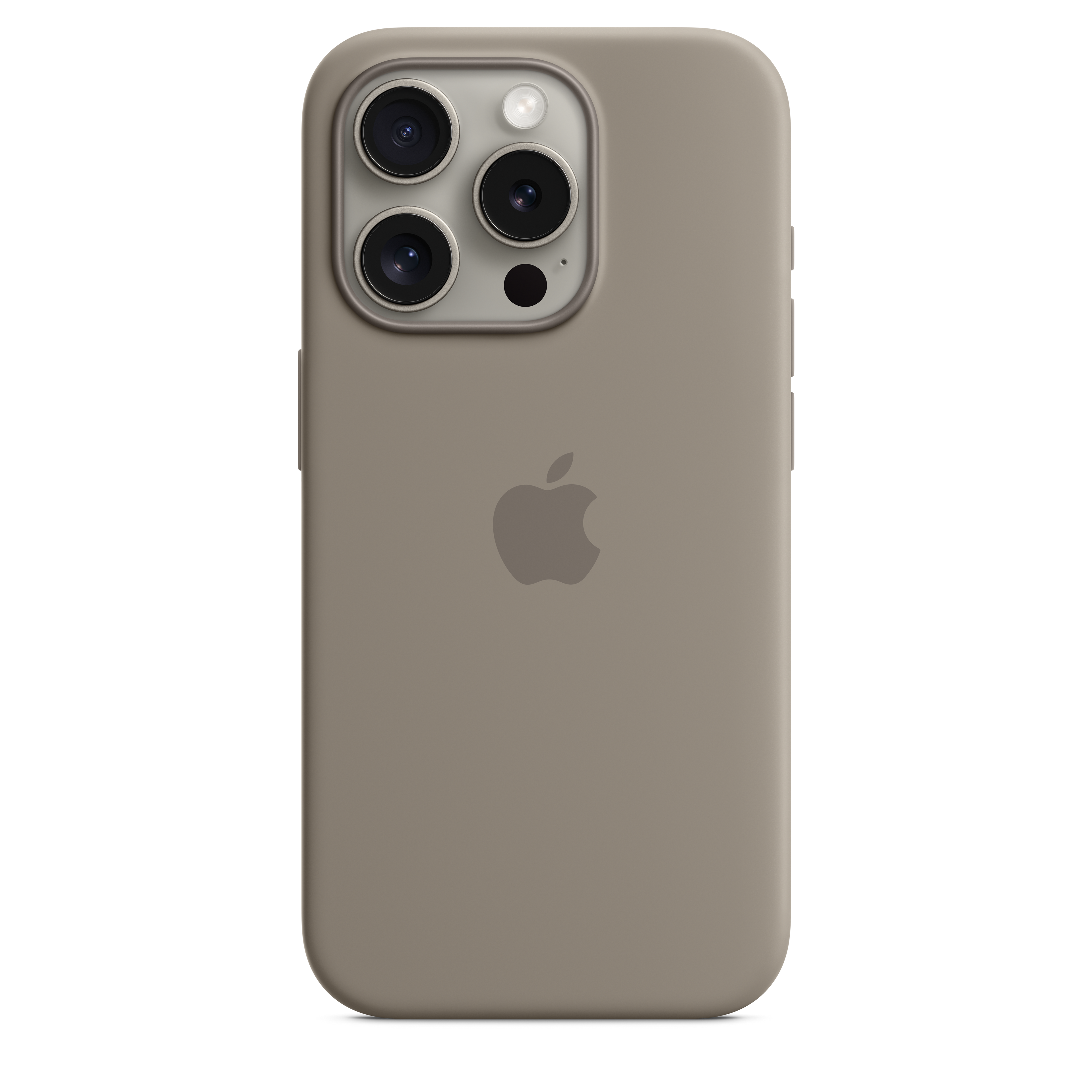 Apple iPhone 15 Pro Silicone Case with MagSafe - Clay