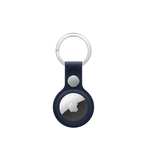 AirTag FineWoven Key Ring - Deep Blue