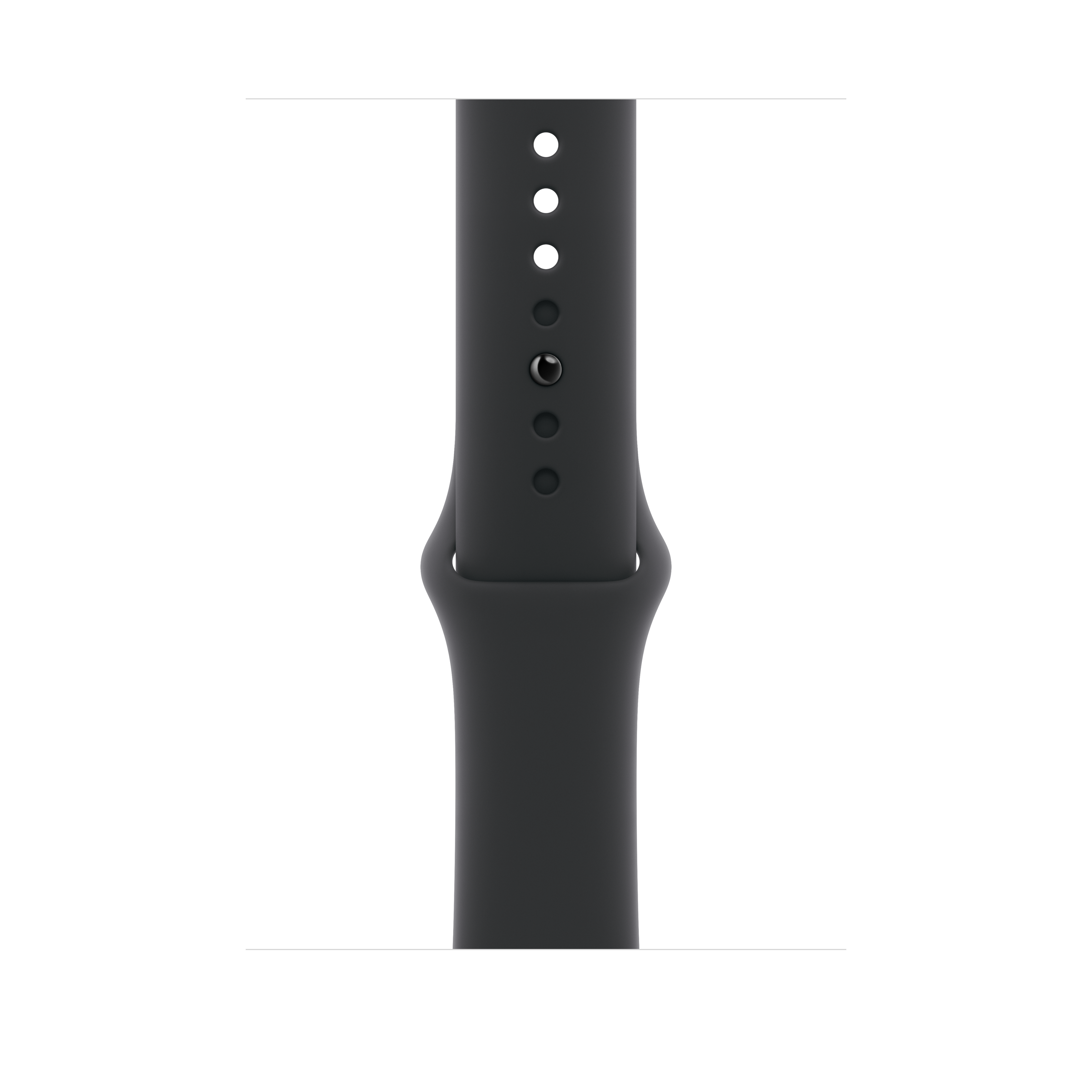 Apple 46mm Black Sport Band - S/M