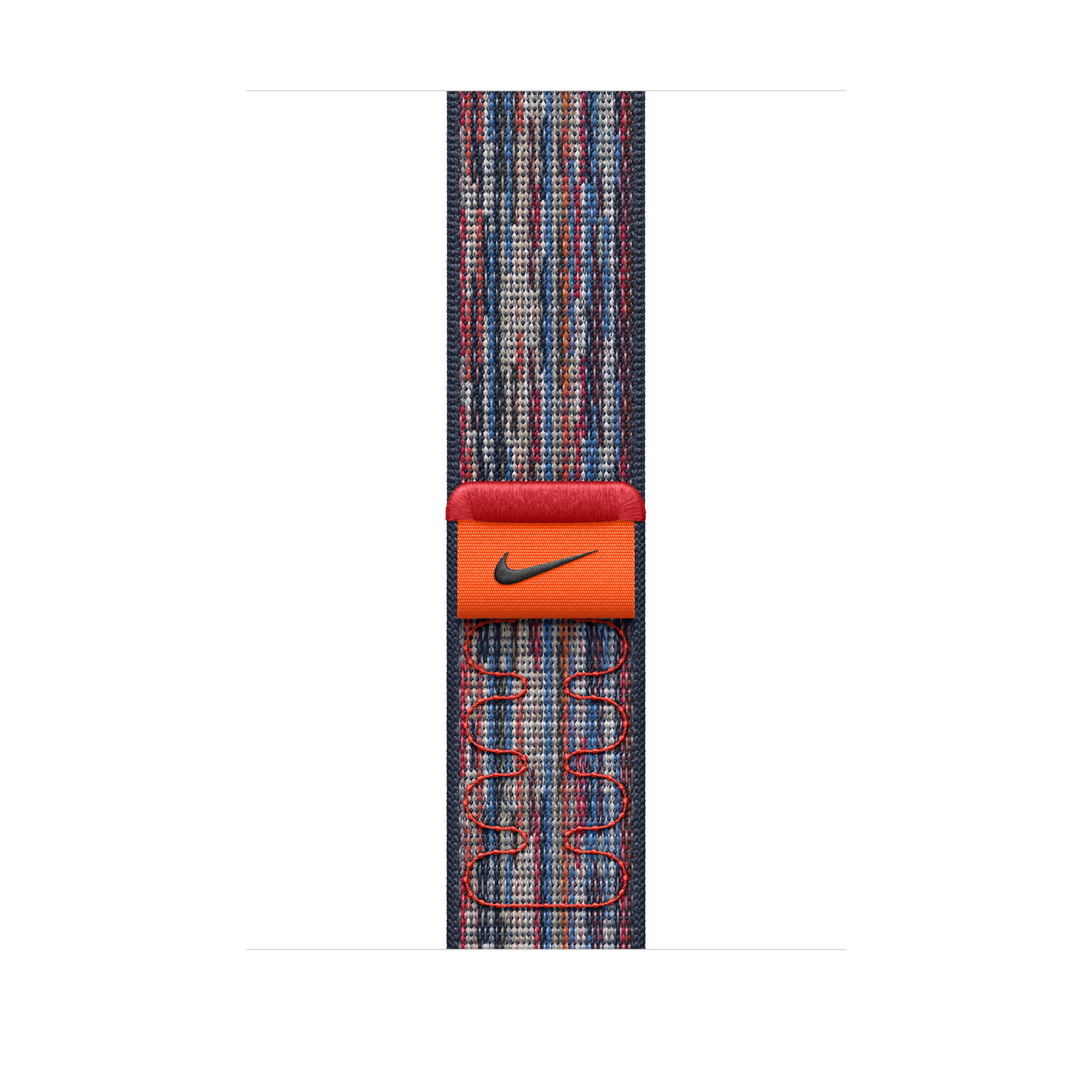 Apple 46mm Blue/Red Nike Sport Loop