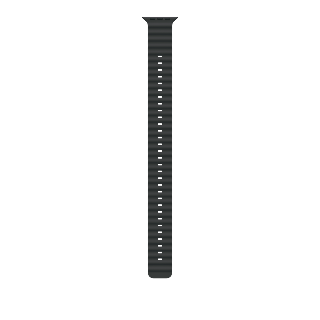 49mm Ice Blue Ocean Band Extension - Black Titanium Finish