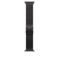 49mm Black Titanium Milanese Loop - Small