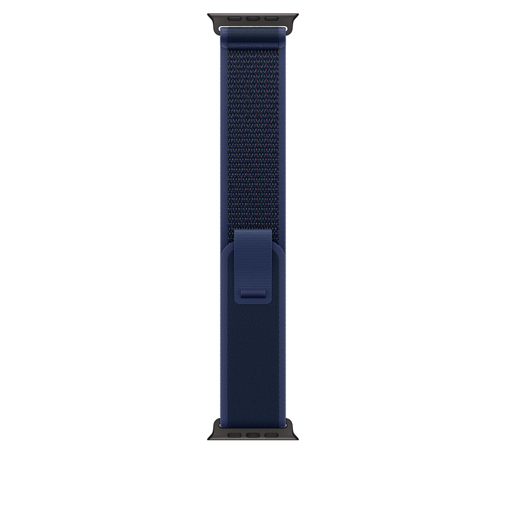 Apple 49mm Blue Trail Loop - M/L - Black Titanium Finish