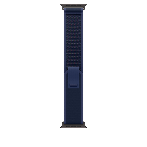 Apple 49mm Blue Trail Loop - M/L - Black Titanium Finish