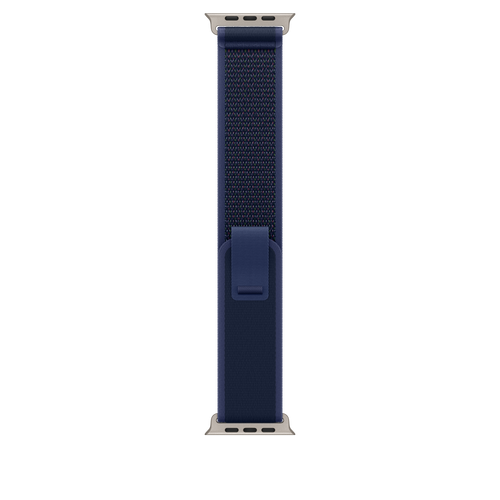 49mm Blue Trail Loop - S/M - Natural Titanium Finish
