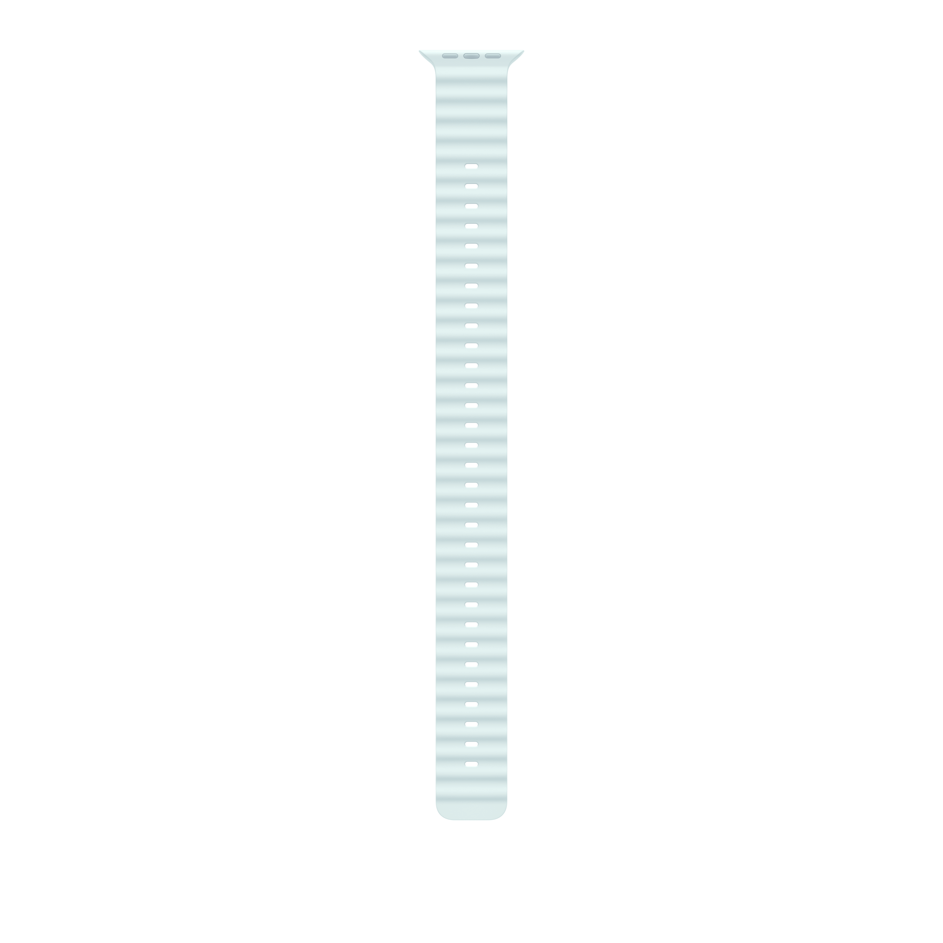 49mm Ice Blue Ocean Band Extension - Black Titanium Finish
