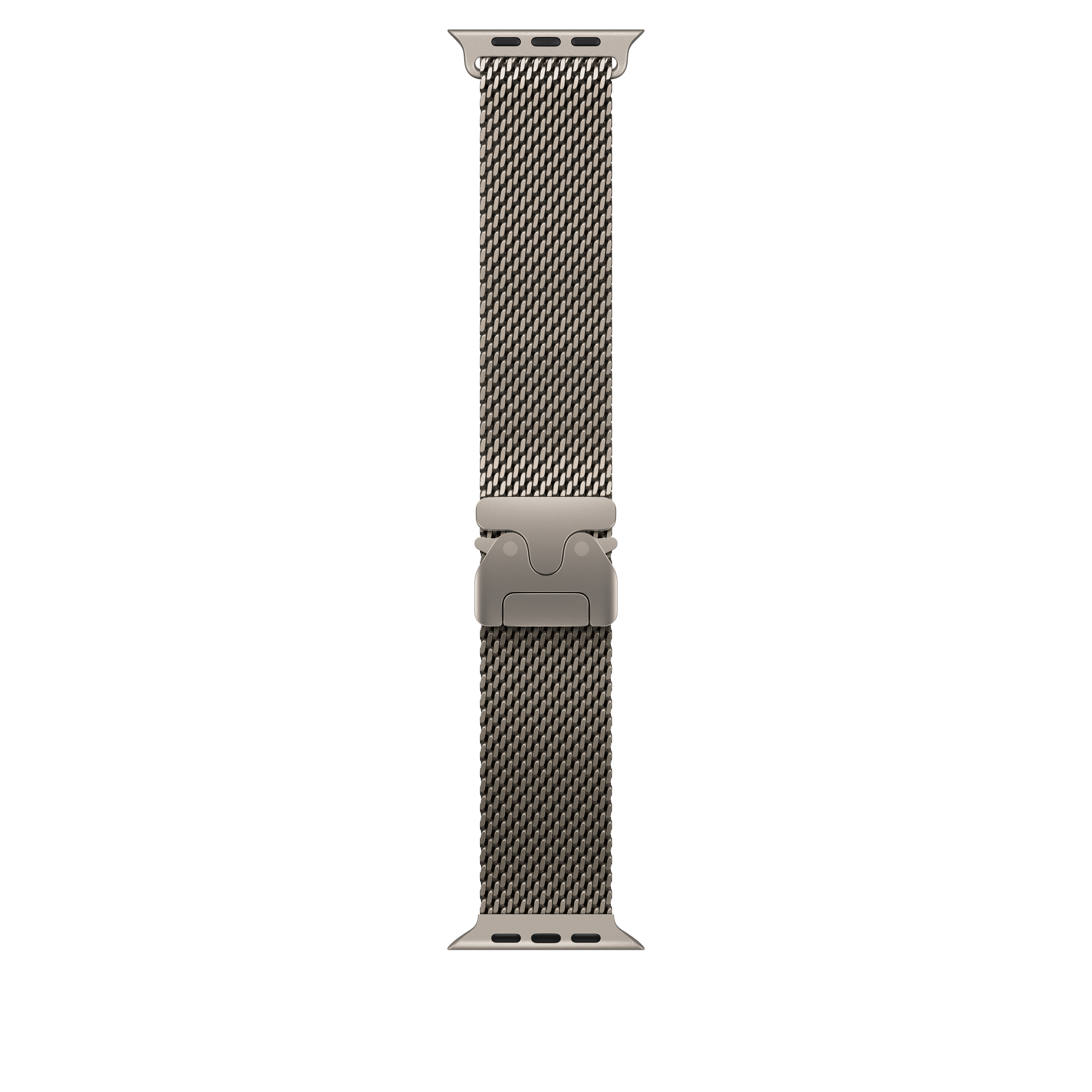 49mm Natural Titanium Milanese Loop - Medium