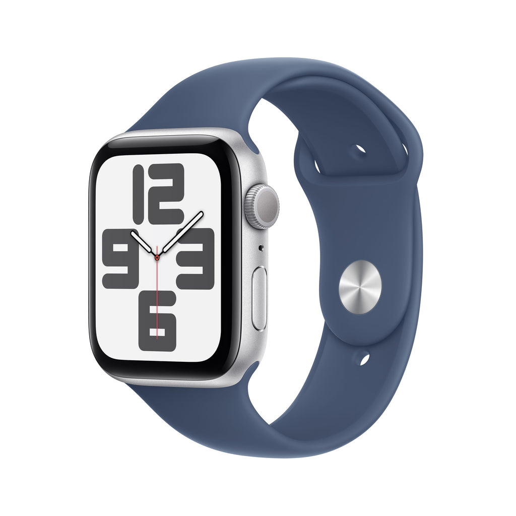 Apple Watch SE GPS 44mm Starlight Aluminium Case with Starlight Sport Band - M/L