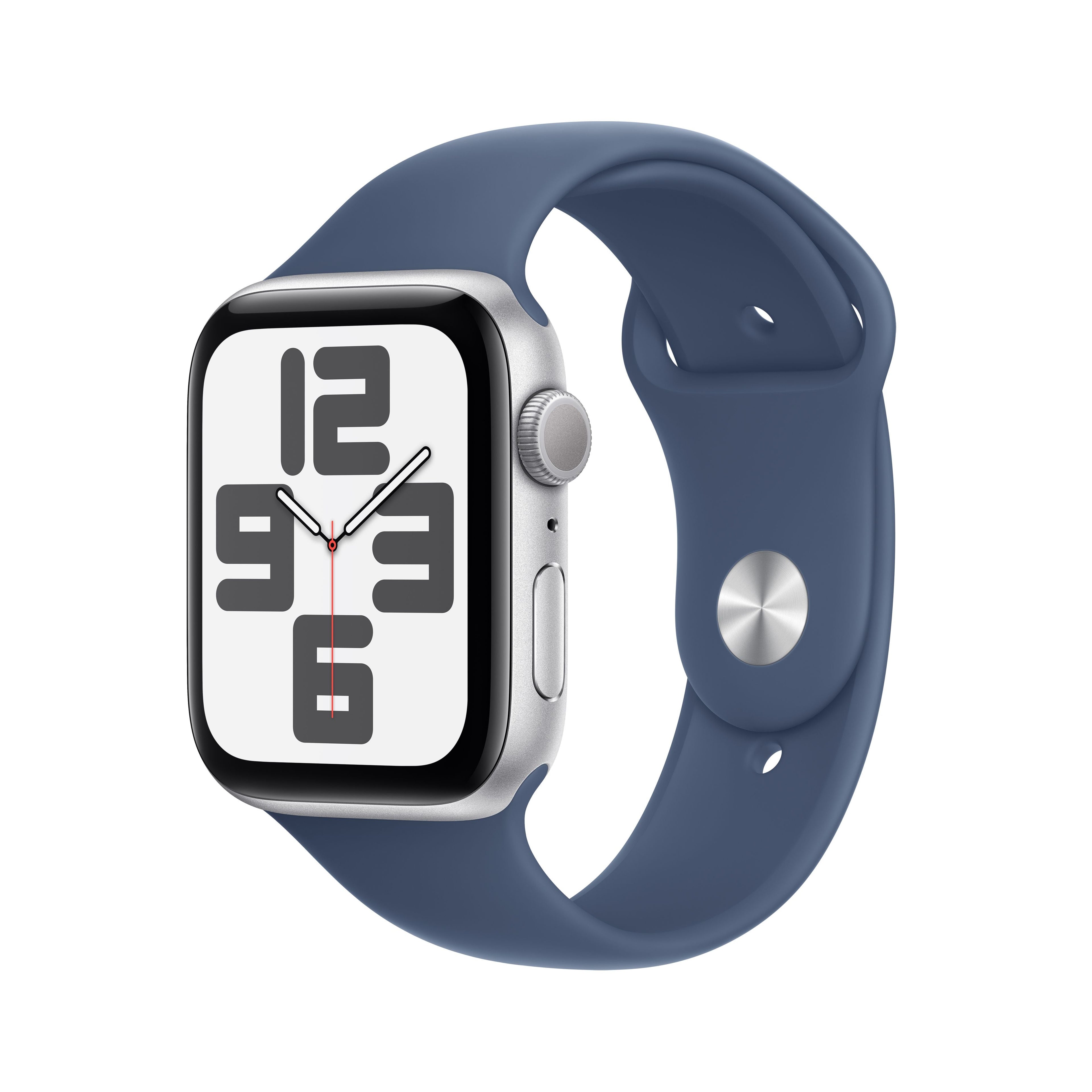 Apple Watch SE GPS 44mm Starlight Aluminium Case with Starlight Sport Band - M/L