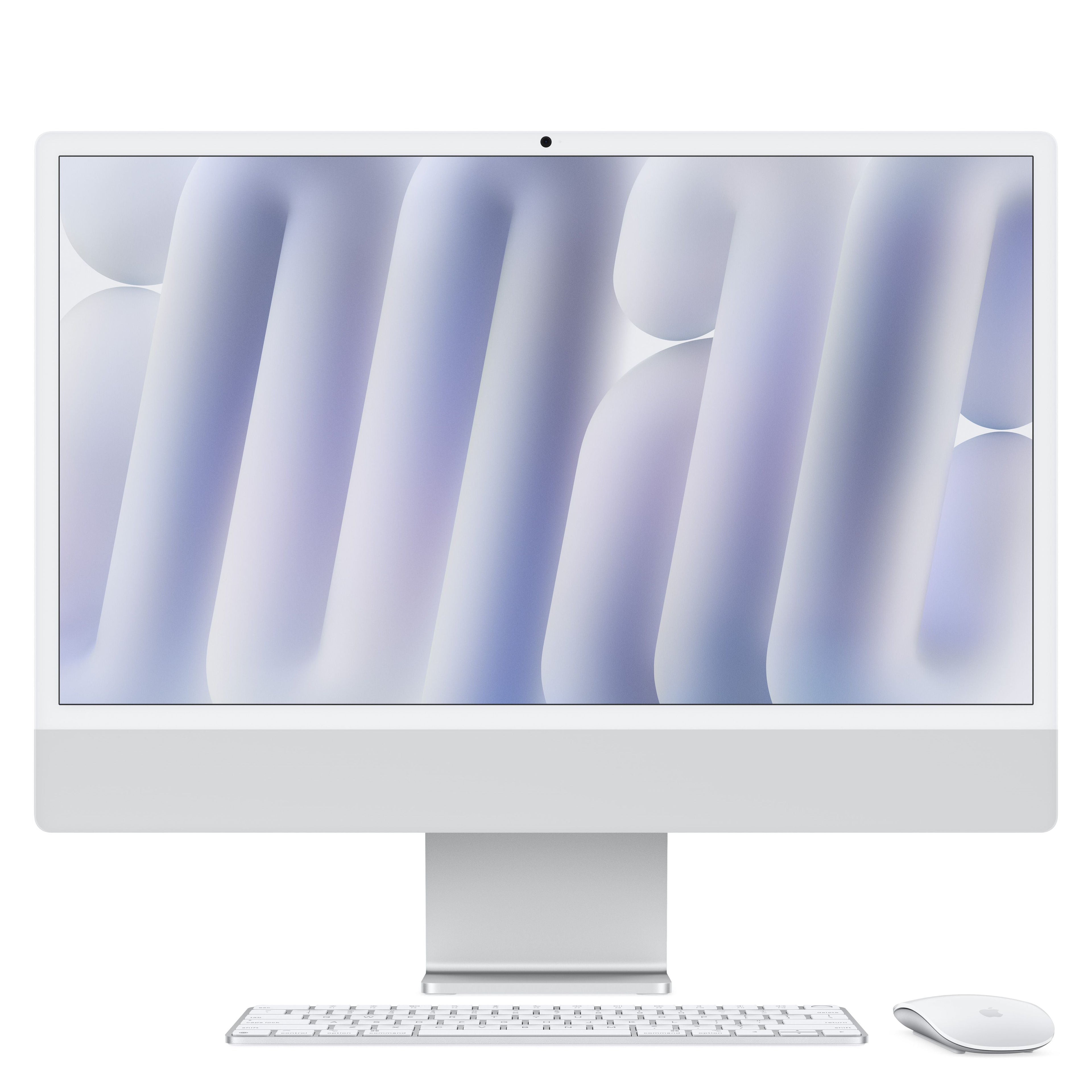 24-inch iMac with Retina 4.5K display: Apple M4 chip with 10-core CPU and 10-core GPU, 256GB SSD - Silver