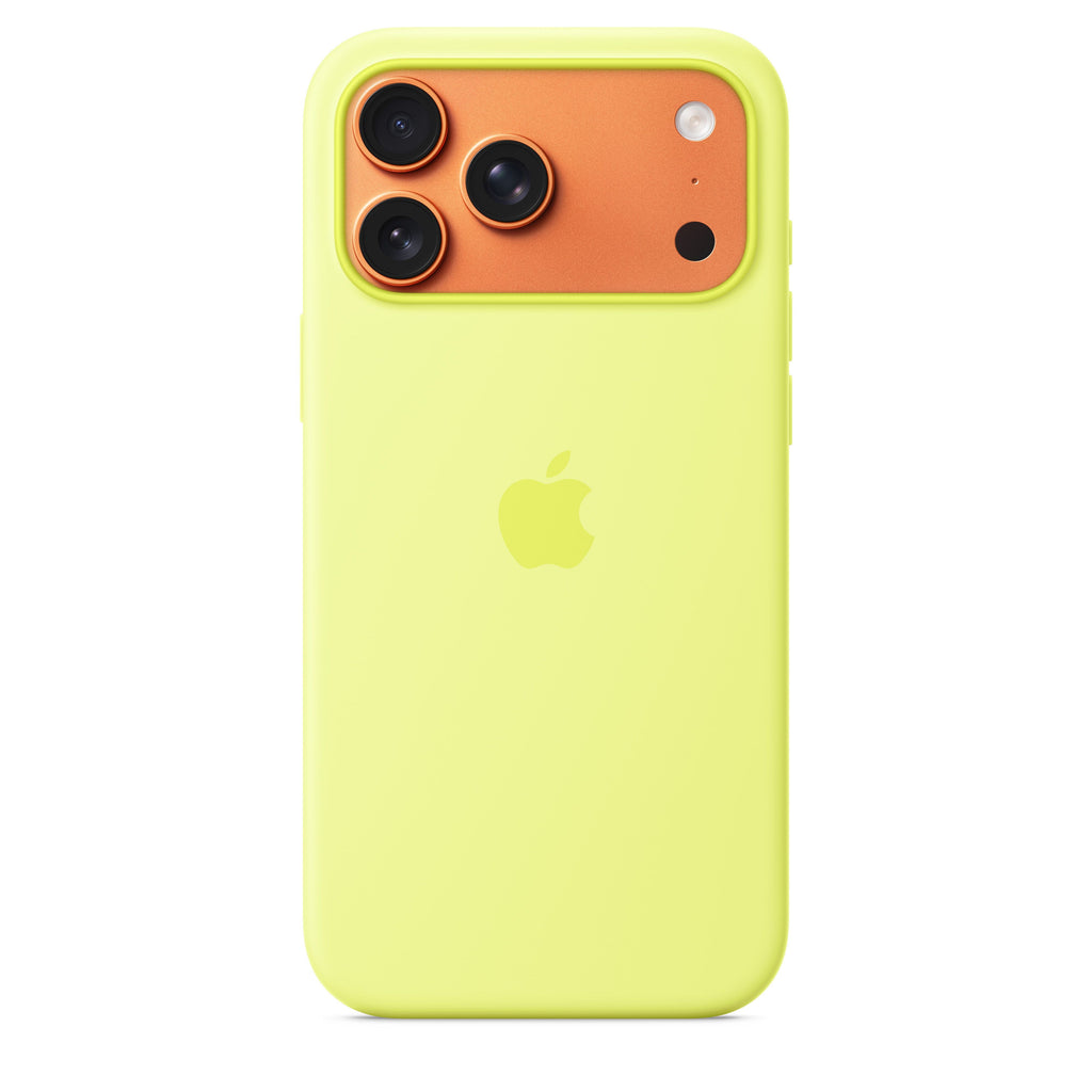 iPhone 17 Silicone Case with MagSafe - Neon Yellow