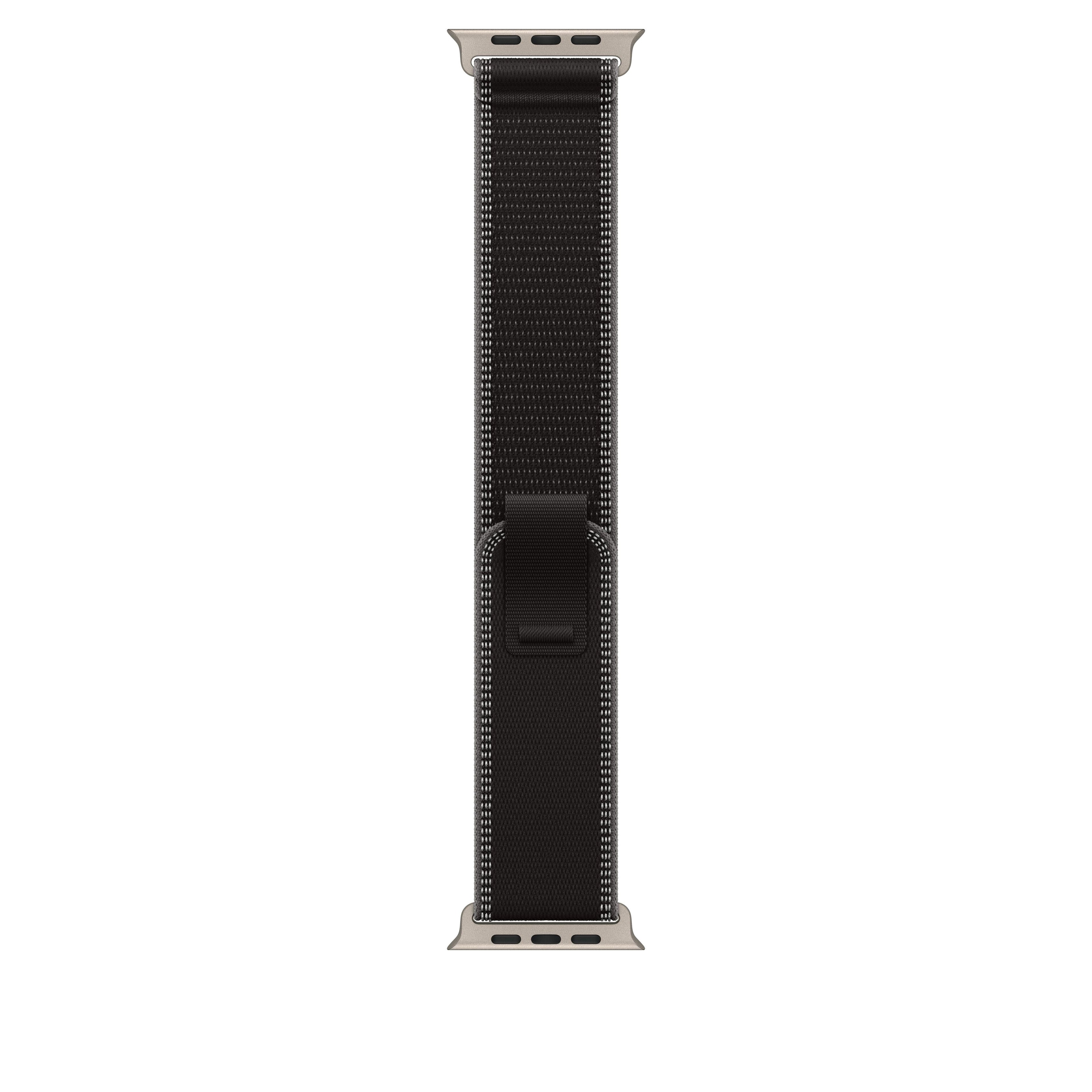 49mm Black/Charcoal Trail Loop – M/L - Natural Titanium Finish