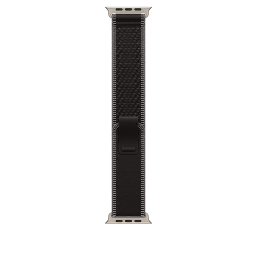 49mm Black/Charcoal Trail Loop – M/L - Natural Titanium Finish
