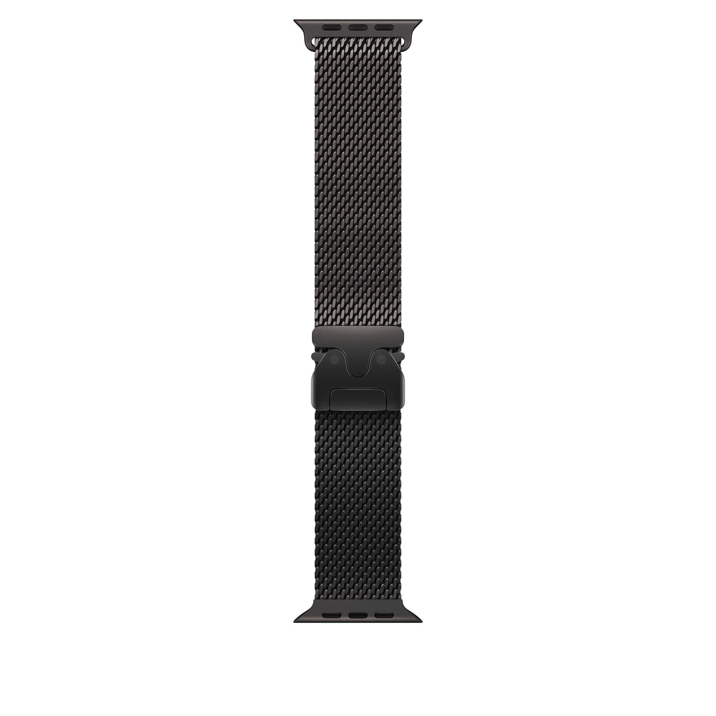49mm Black Titanium Milanese Loop - Large
