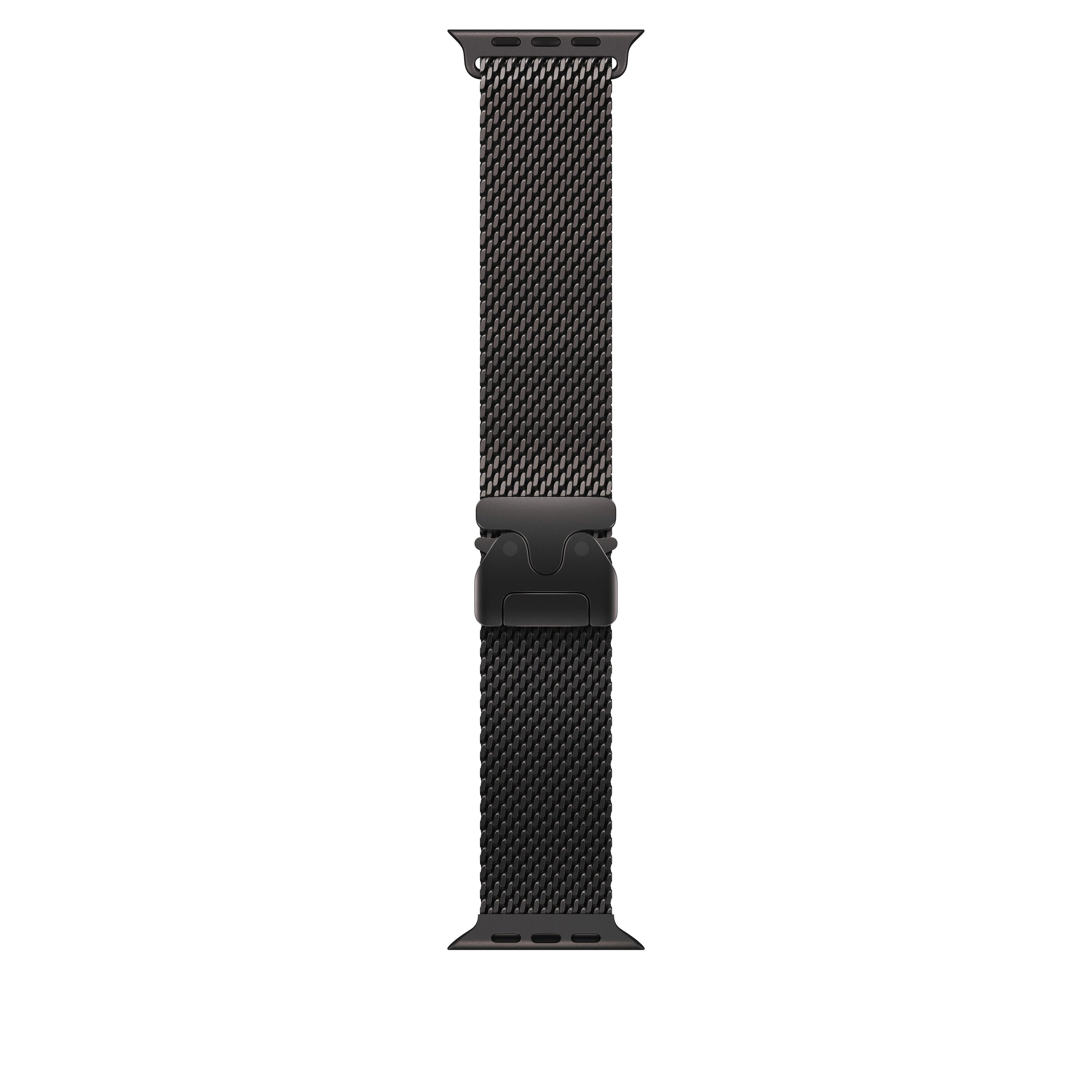 49mm Black Titanium Milanese Loop - Small